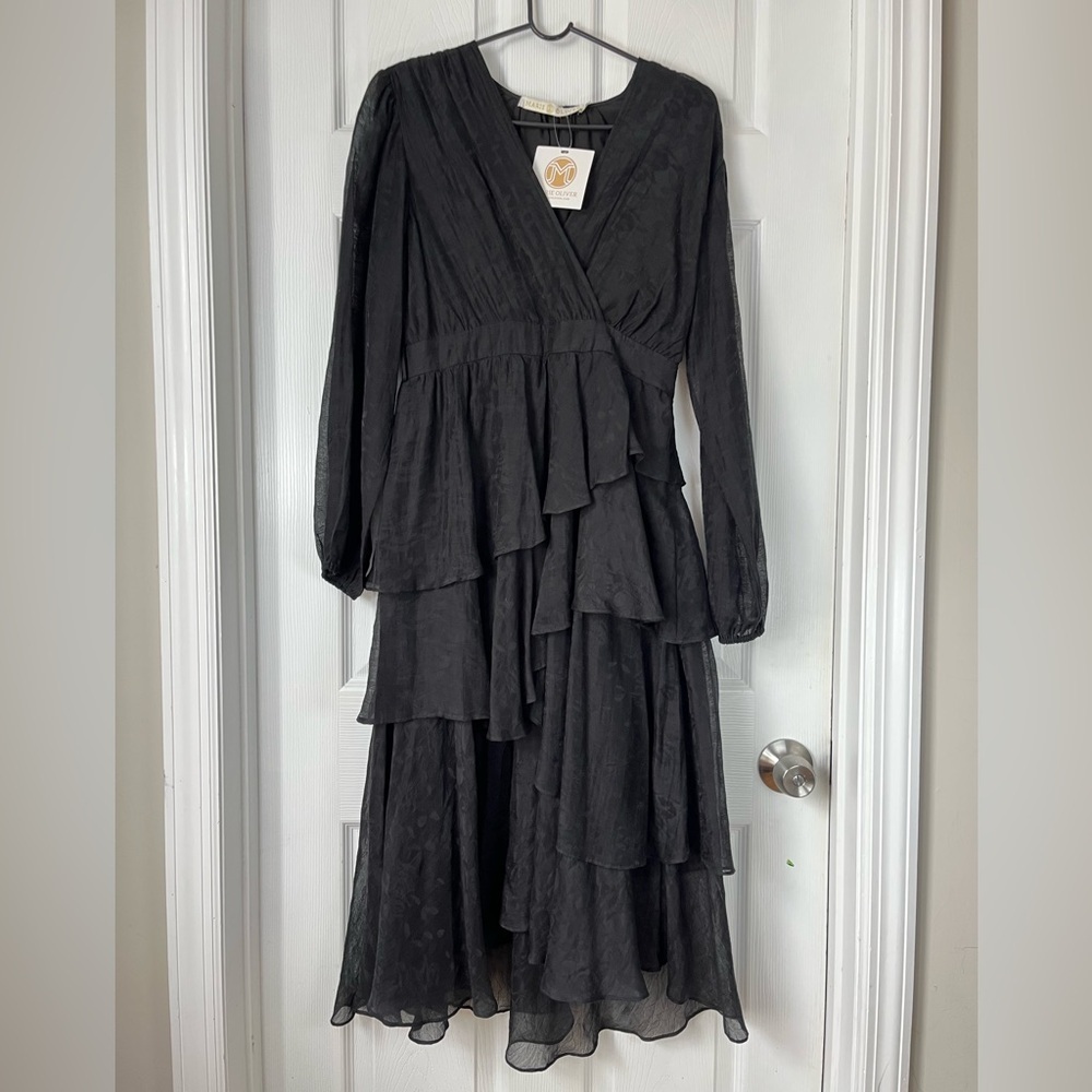 Marie Oliver Black Maxi Dress Size 6